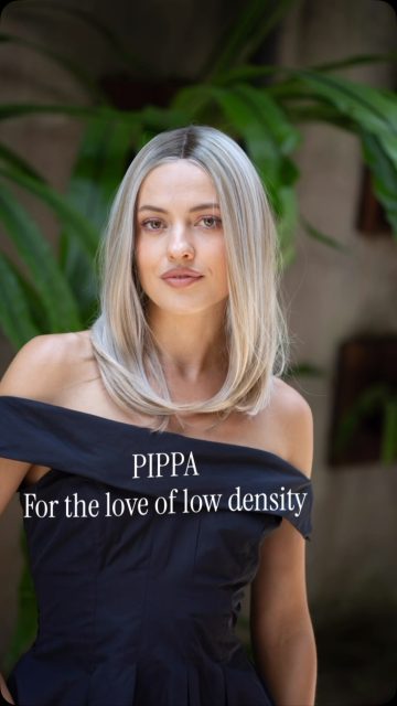 If you looking for low density.. then you are going to Love Pippa, easy to ear up or down. Lightweight and soft and available in Ultra petite. #lowdensitywig #petitewigs #pippa #ultrapetitewig