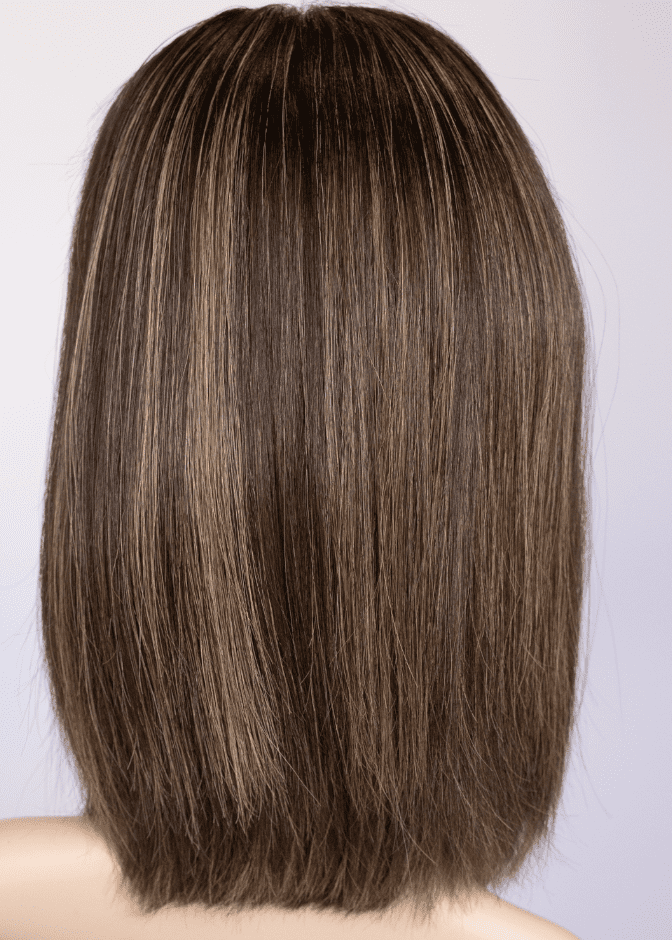 Dark Elsa. Medium Brown with blonde highlights