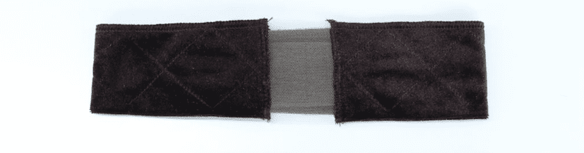 Brown Velcro Gripper Lace Part