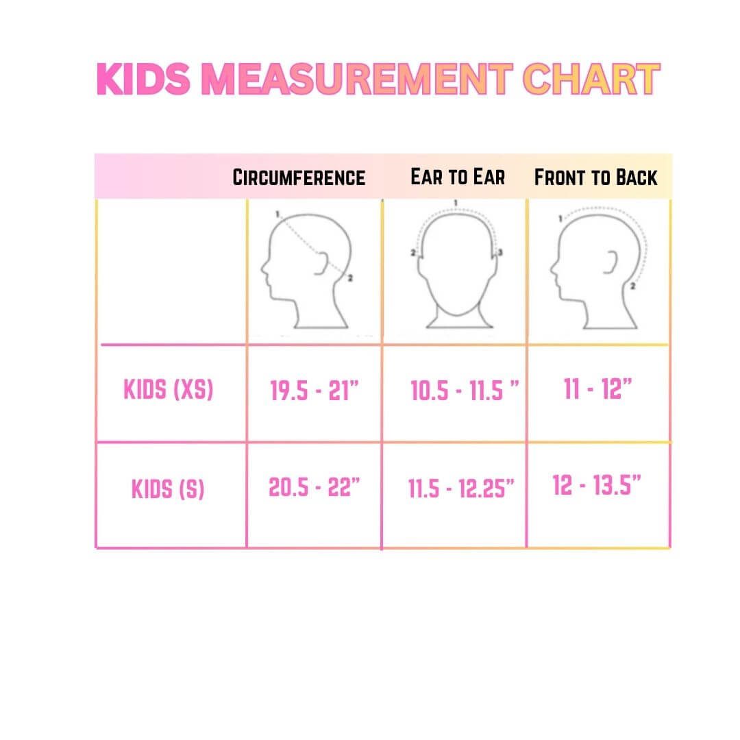 wig measurement chart kids